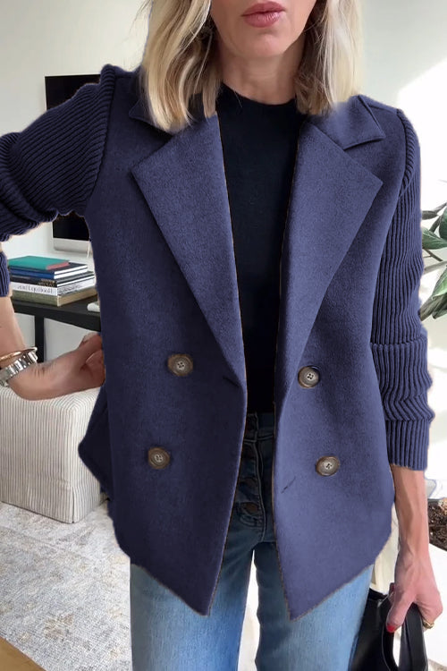 Elvora™ | Blazer elegante con mangas de contraste