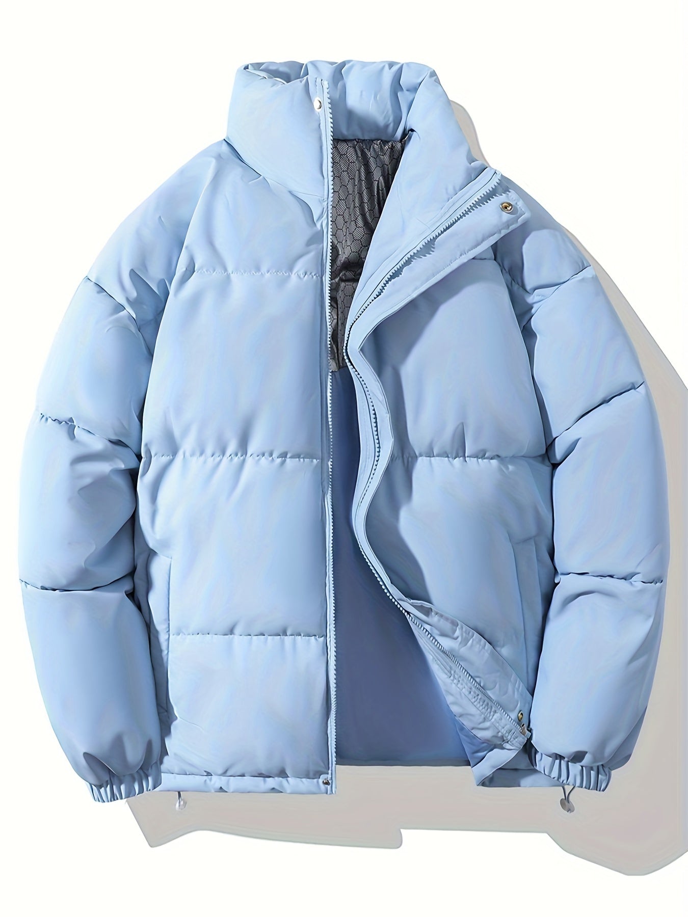 Chaqueta de invierno casual para hombre con cuello alto | Ideal para otoño/invierno