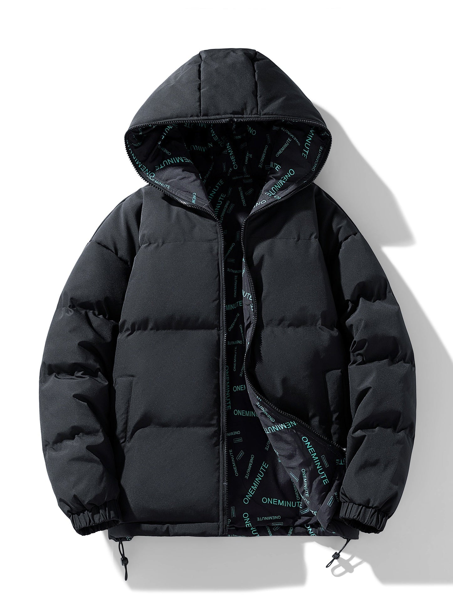 Chaqueta de invierno con capucha y diseño casual de múltiples bolsillos para hombre | Perfecta para actividades al aire libre