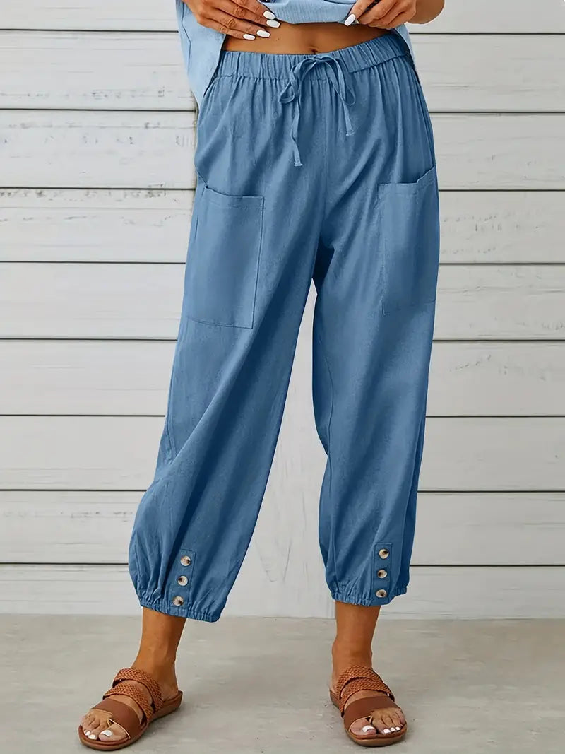 Pantalones cuadrados para señora