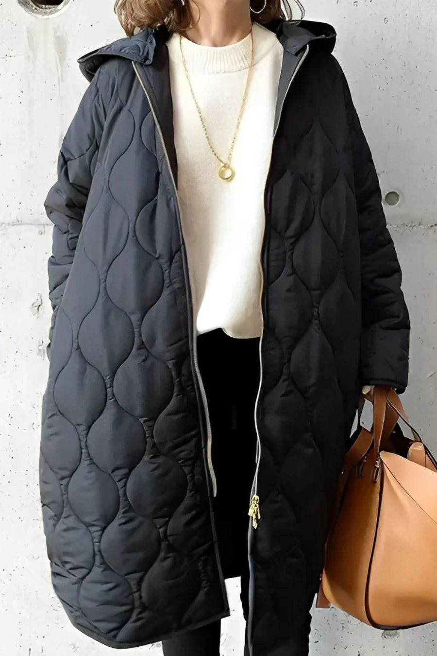 Danielle | parka estampada con capucha