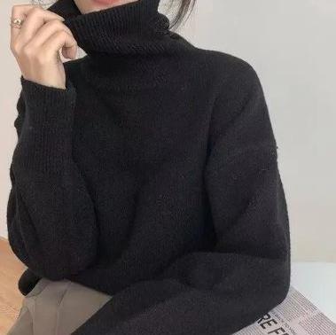 Lena | Elegante jersey de cuello alto para mujer