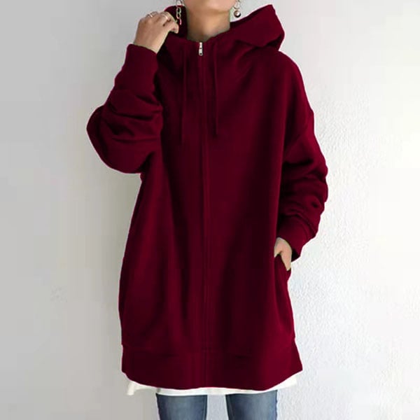 Sudadera con capucha y cremallera Alexia, Otoño/Invierno, Mujer
