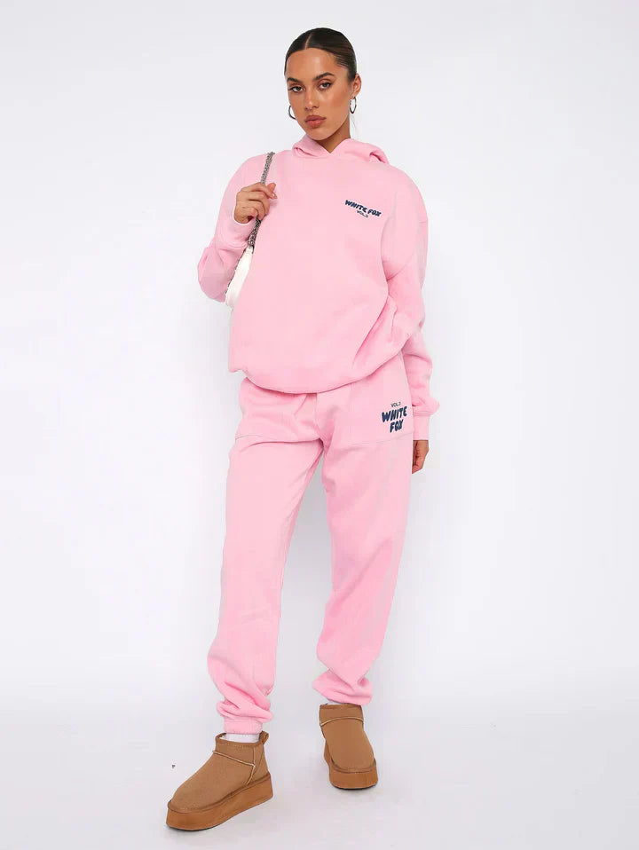 Conjunto de chándal y sudadera con capucha para mujer