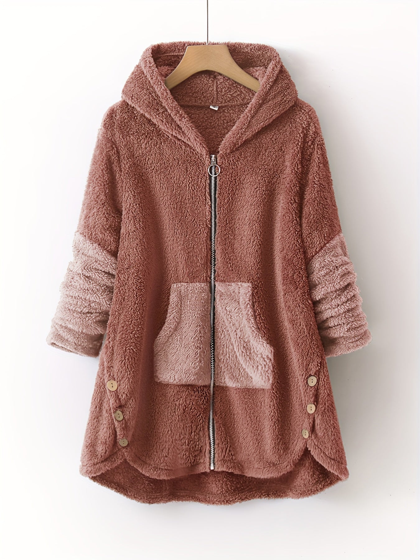 Clara | Chaqueta casual rosa de transición para mujer con bolsillos