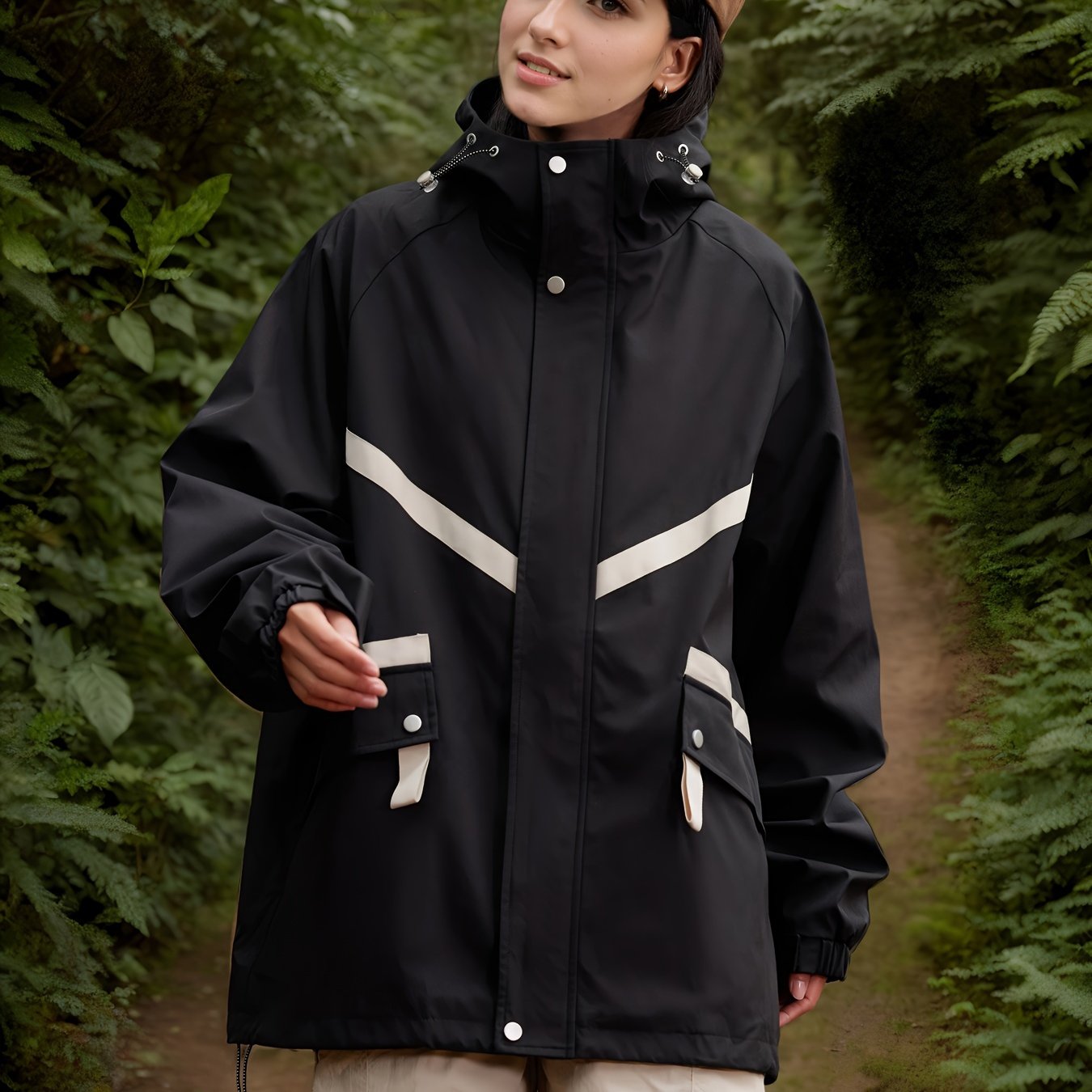Lotte | Chaqueta impermeable ligera con capucha
