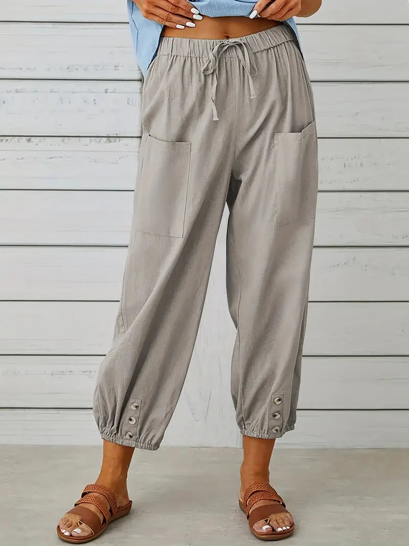 Pantalones cuadrados para señora