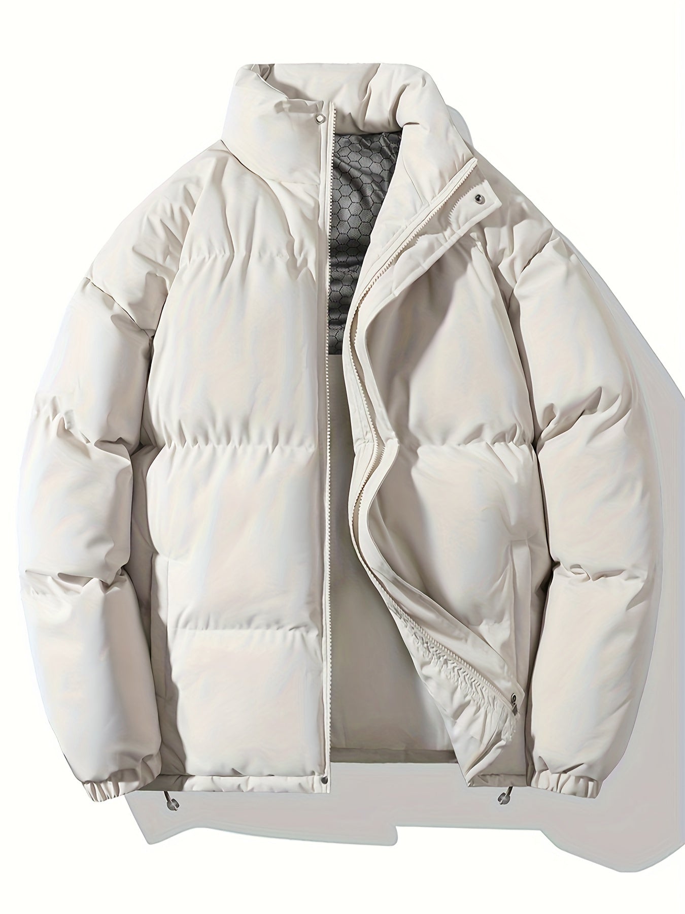 Chaqueta de invierno casual para hombre con cuello alto | Ideal para otoño/invierno