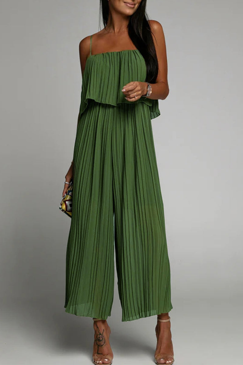 Casual simplicity monos ajustados sin tirantes (3 colores)