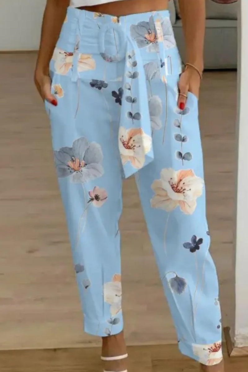 Casual Patchwork Bag Print Loose Mid Waist Harlan Else-Bañadores