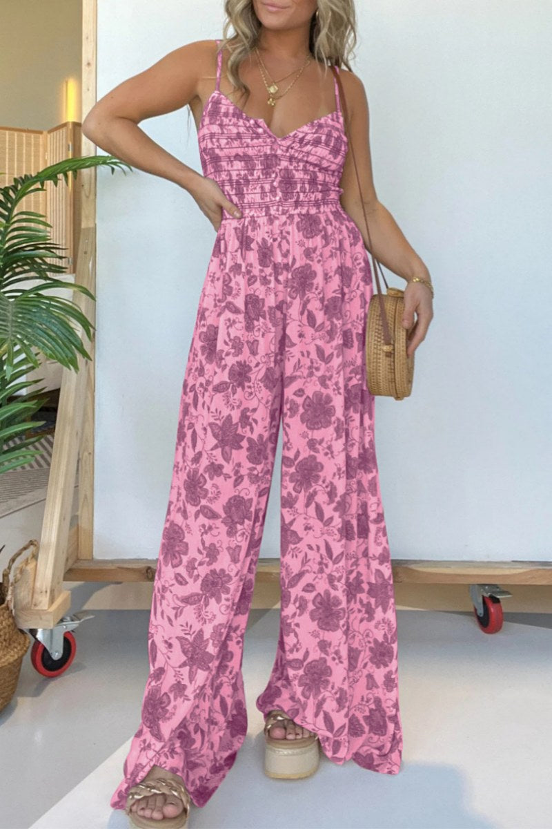 -casual-floral-print-backless-spaghetti strap-regular-jumpsuits-6-colours