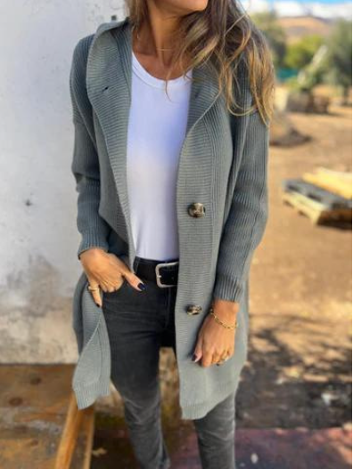 Duca Vest | Chaqueta larga con capucha