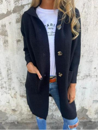 Duca Vest | Chaqueta larga con capucha