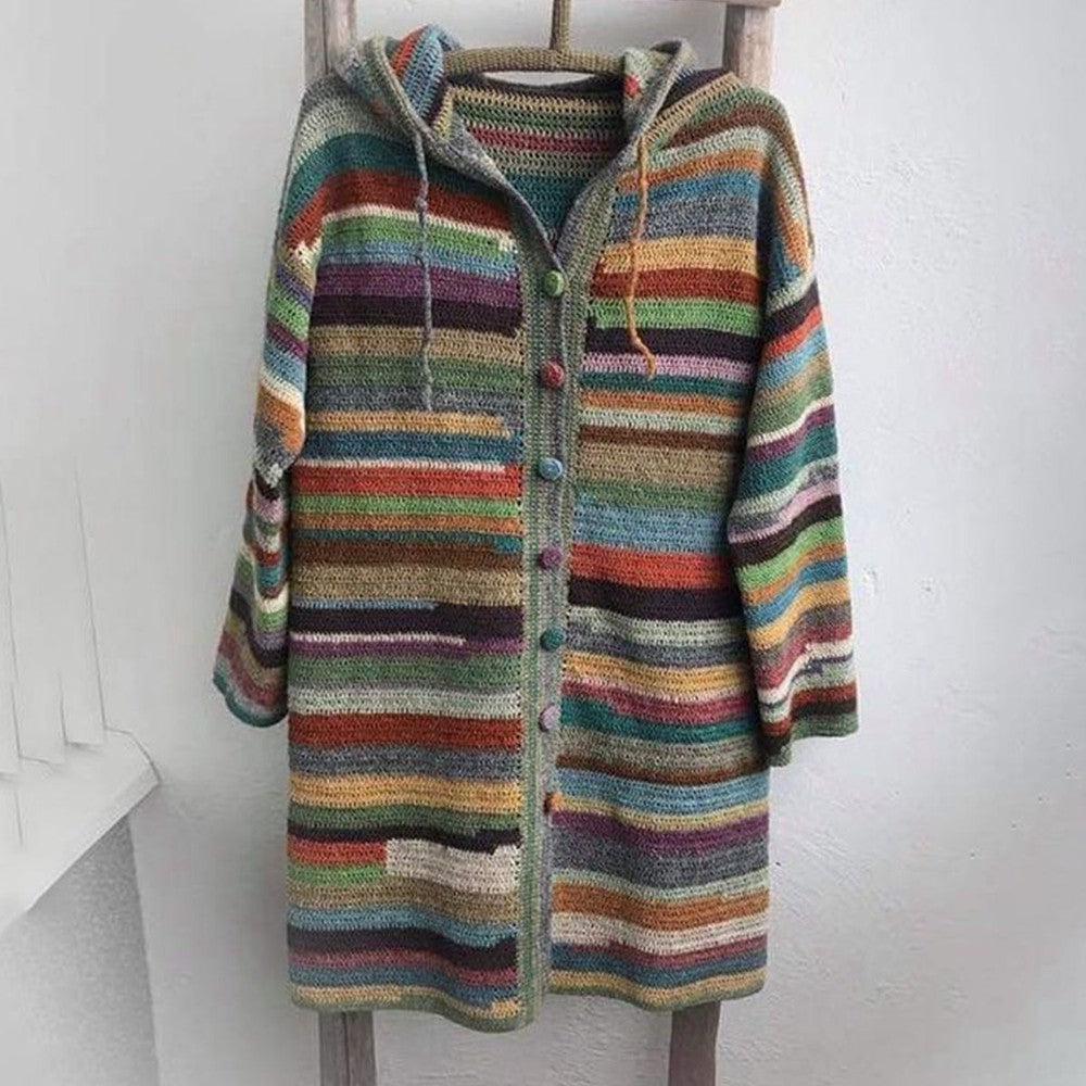 Elegante sudadera a rayas