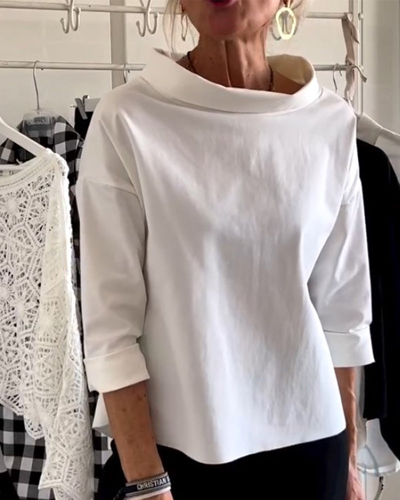 Top casual monocromo - Miriam