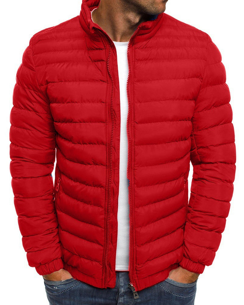 Carlos | Chaqueta lisa con cuello alto en diferentes colores