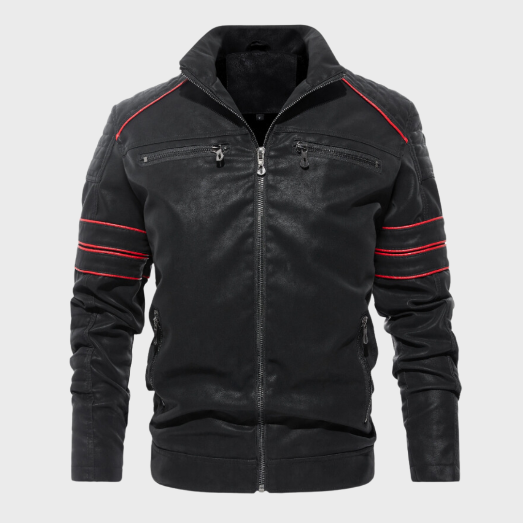 Derrick | Chaqueta de piel gruesa acolchada para hombre