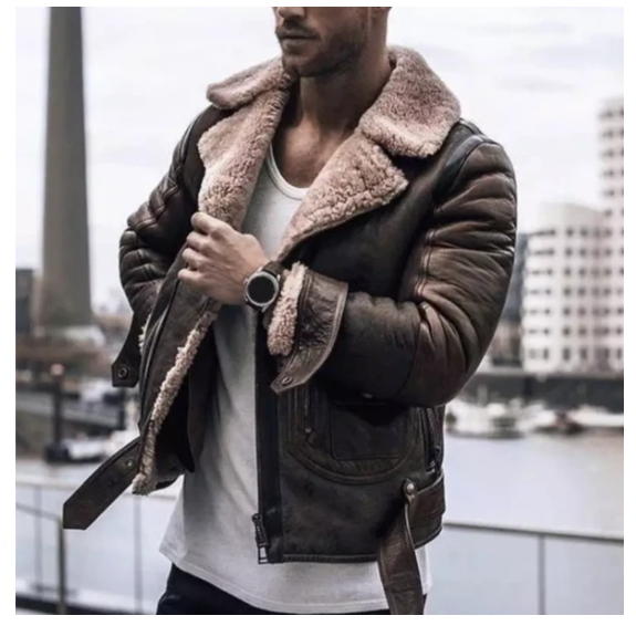 Chaqueta elegante para hombre en estilo callejero