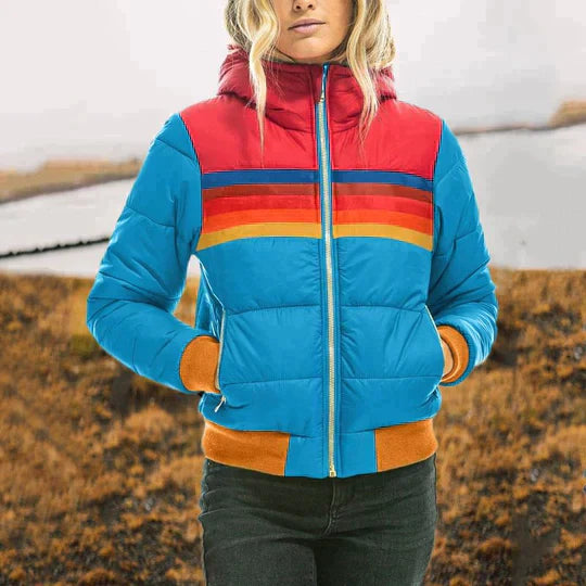 Esther | Chaqueta térmica arco iris