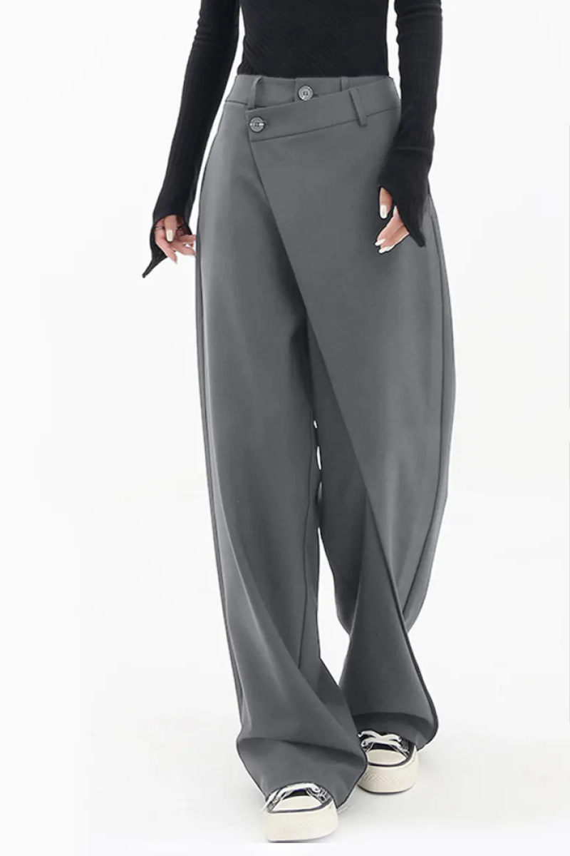 Zara | Pantalones de pata ancha irregulares de mujer
