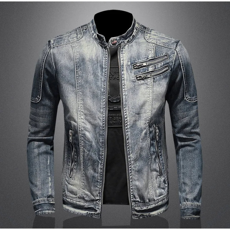 Jayden - Chaqueta - Casual - Vaquera - Ideal para invierno para hombre