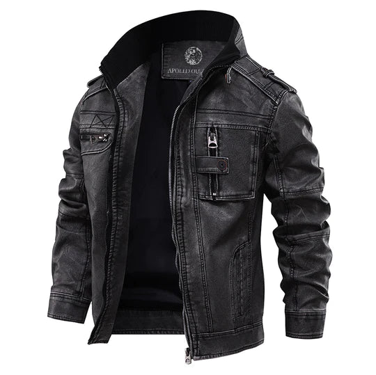 Coze™ | Chaqueta de piel clásica para hombre