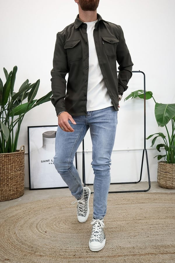 Chaqueta Bernardo | Chaqueta casual anudada para hombre