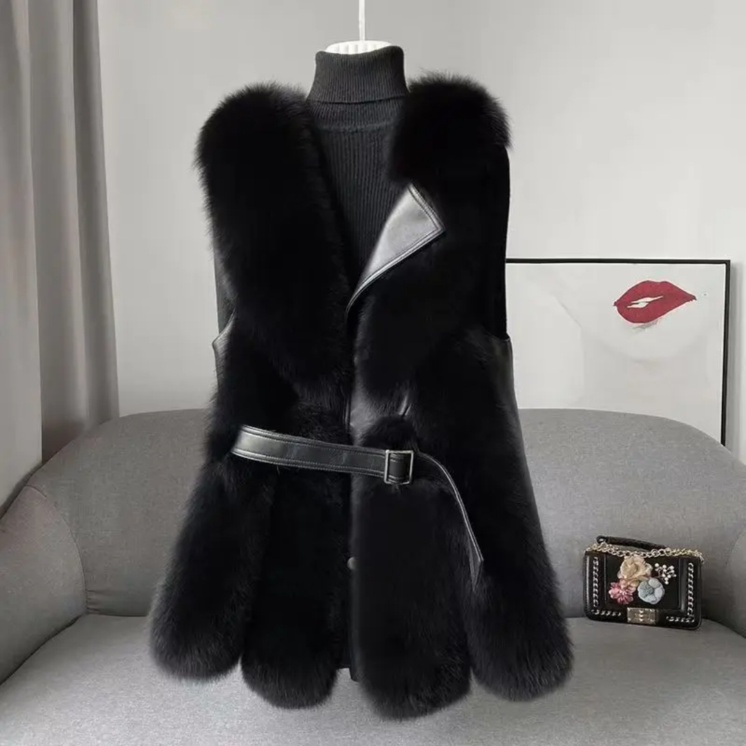 Elegante chaleco de invierno para mujer