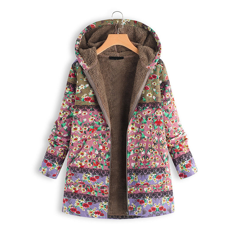Qloe™ - Chaqueta Floral Jardín de Invierno