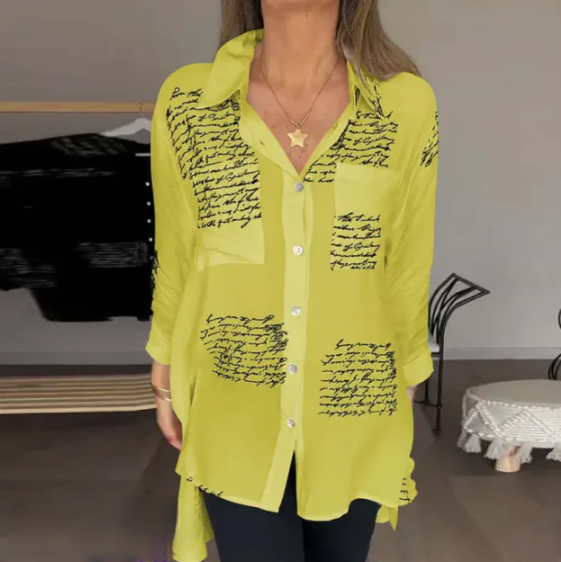 Helena - Blusa abotonada elegante y cómoda