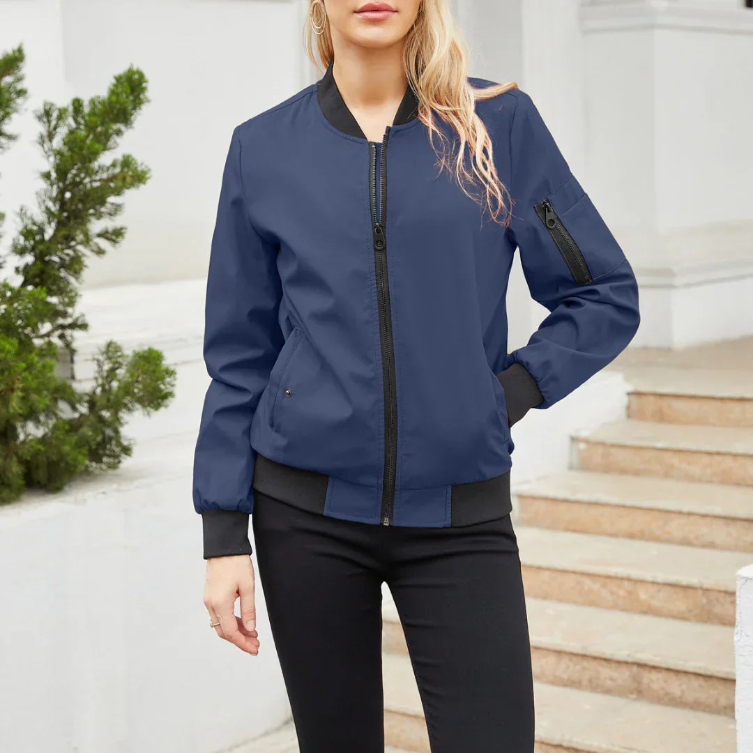 Chaqueta Varcity | chaqueta bomber casual para mujer