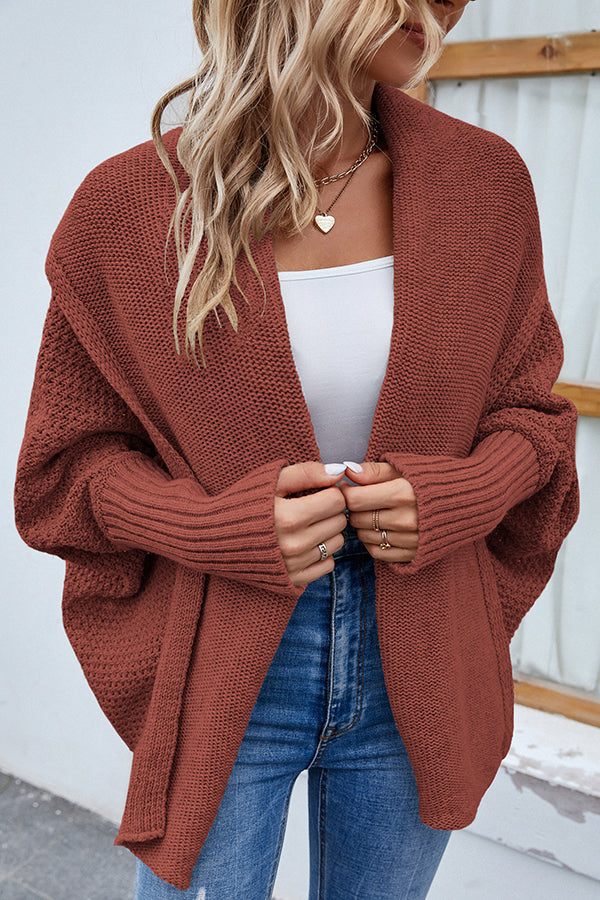 Clara | Elegante chaqueta de punto con mangas dolman para mujer
