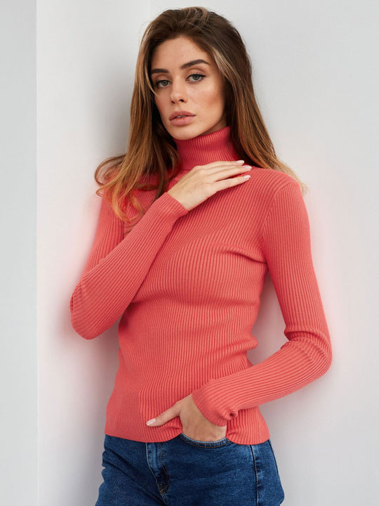 Jersey de cuello alto para mujer | Elegancia y esenciales de otoño