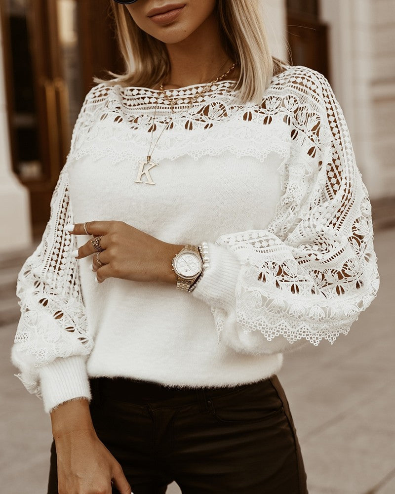 Tanya - Elegante jersey de encaje para mujer