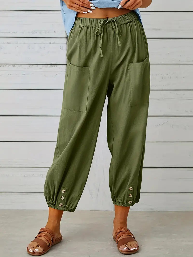 Pantalones cuadrados para señora
