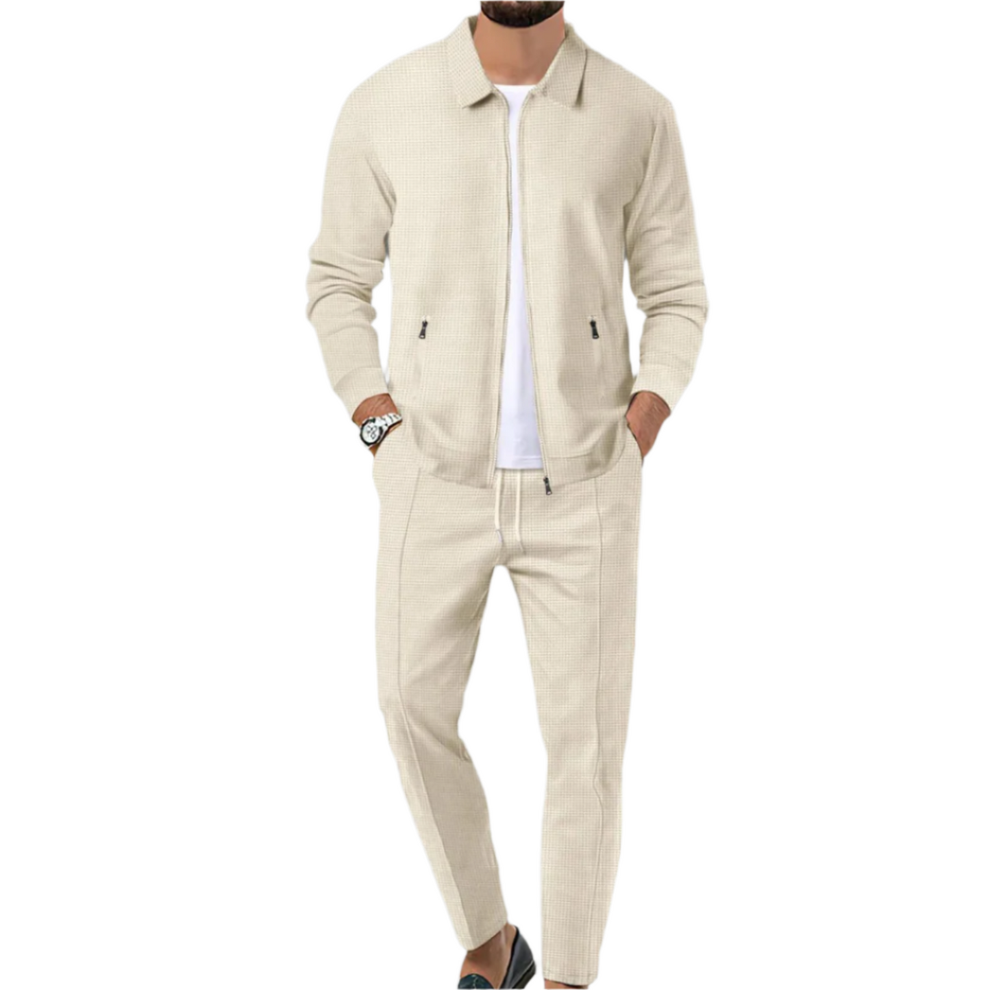 Traje de chaqueta y pantalón deportivo | Perfecto para el día a día de los hombres