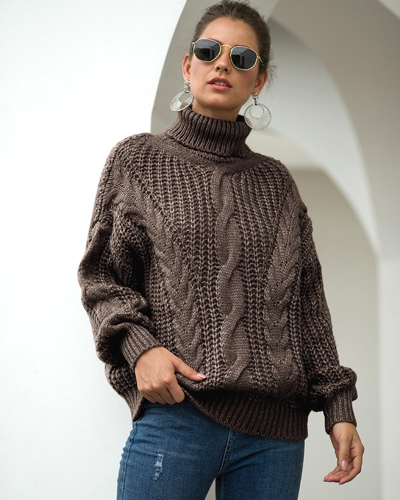 Miranda - Jersey de punto con cuello alto