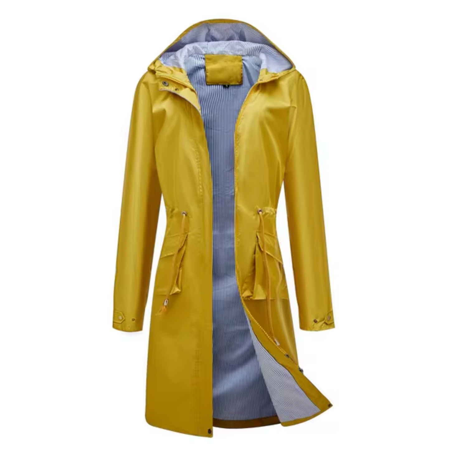 Abrigo impermeable con capucha