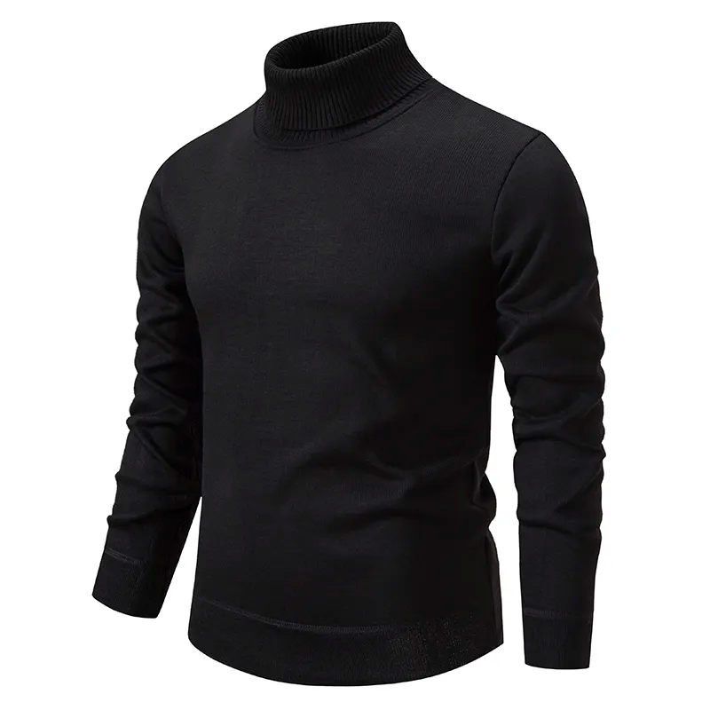 Lucciano Jersey de cuello alto 100% lana virgen