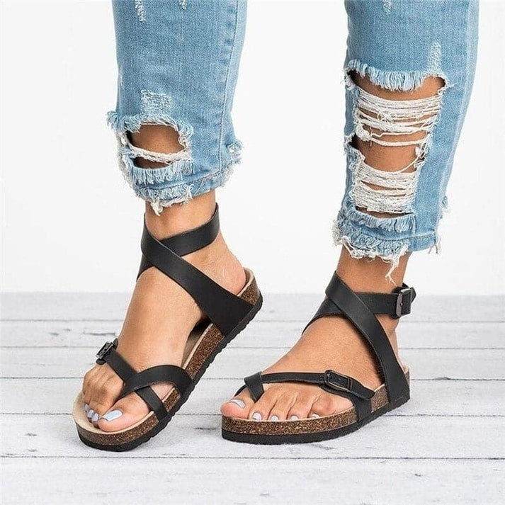 Ursula® | Elegantes sandalias con tiras de piel