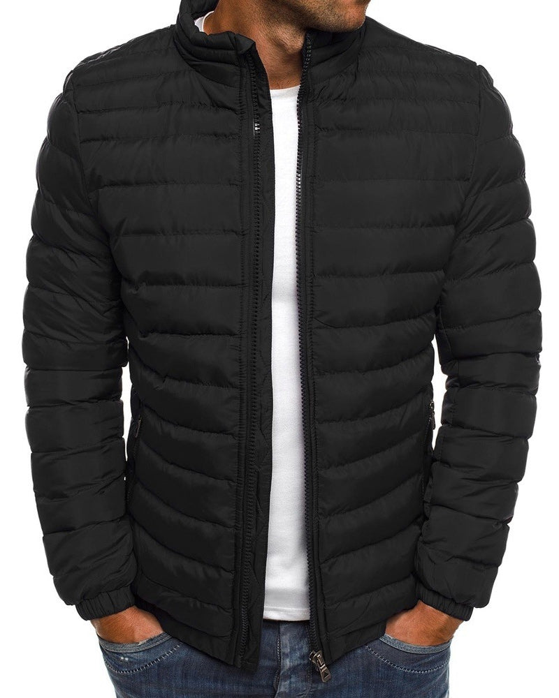 Carlos | Chaqueta lisa con cuello alto en diferentes colores