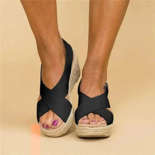 Karen® | Elegantes sandalias alpargata