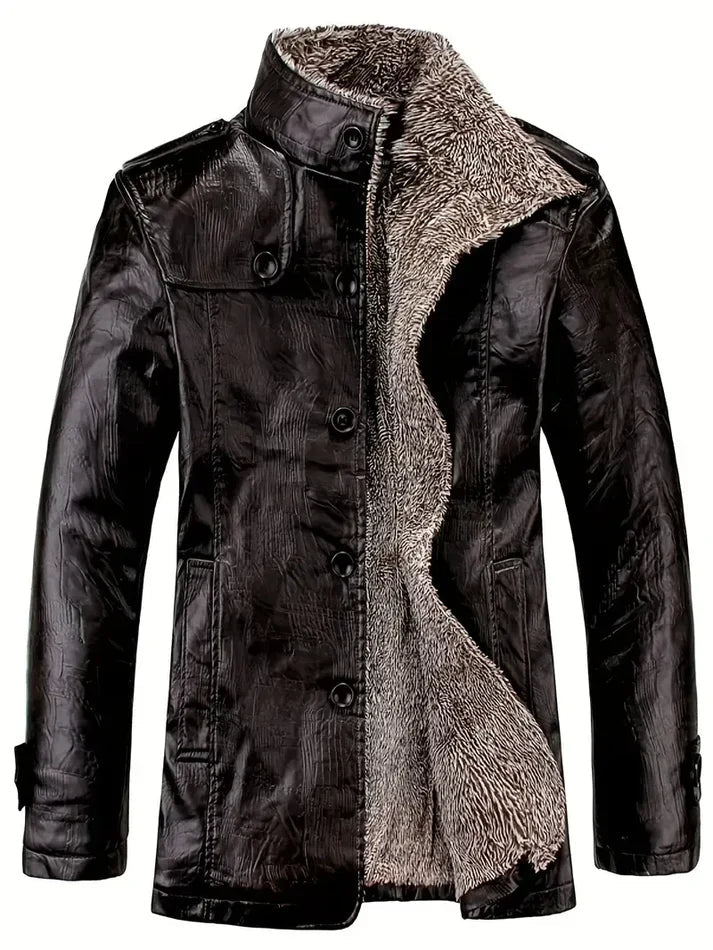 Taliesin | chaqueta de piel para hombre con forro polar