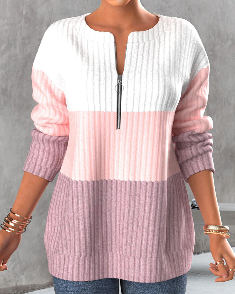 Ropa - Sasha™ jersey con cremallera