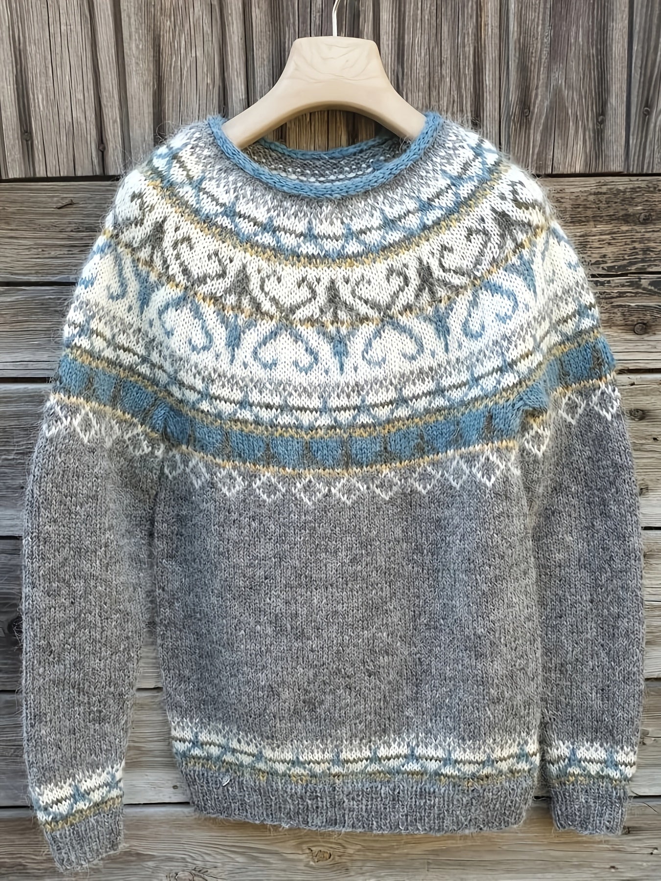 Luxe™ | Elegante y cálido jersey nórdico para el invierno