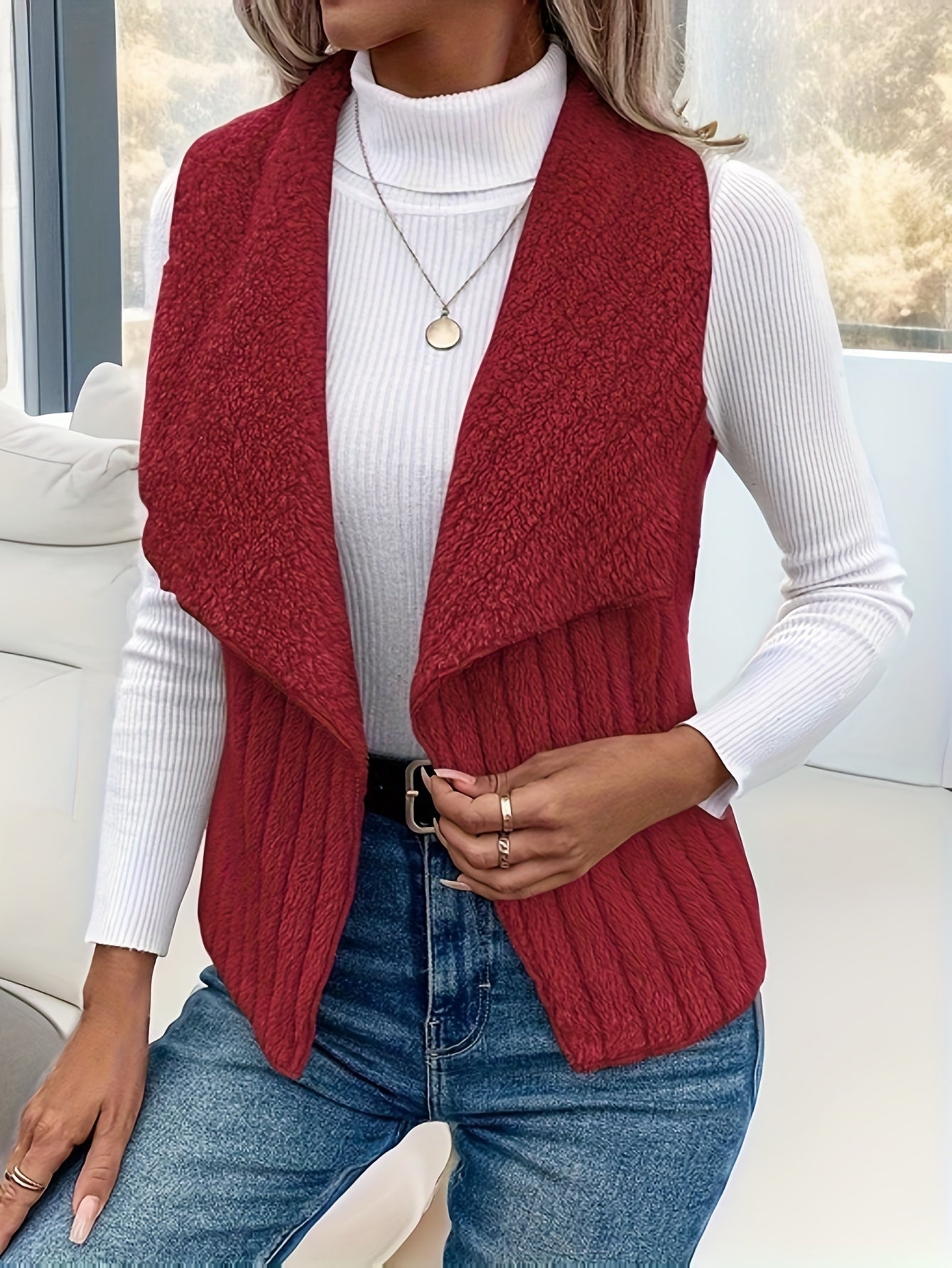 Camille - Chaleco de invierno acogedor y elegante para mujer