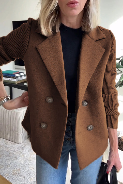 Elvora™ | Blazer elegante con mangas de contraste