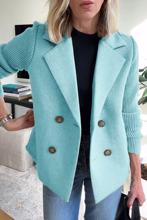 Elvora™ | Blazer elegante con mangas de contraste
