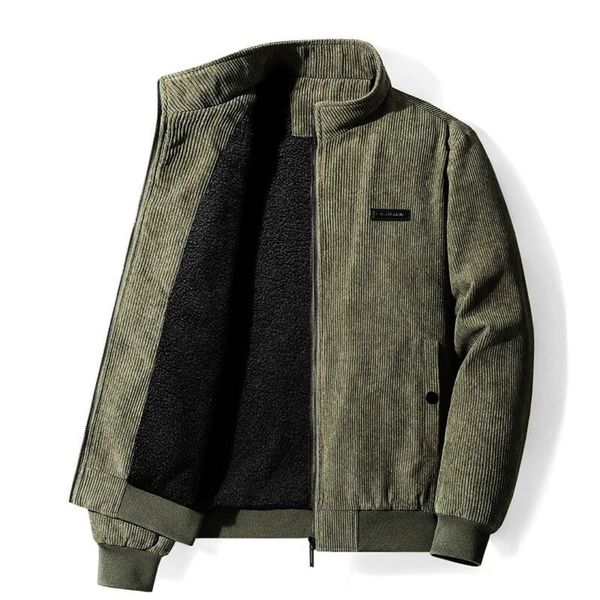 Elias | Chaqueta sherpa retro de terciopelo
