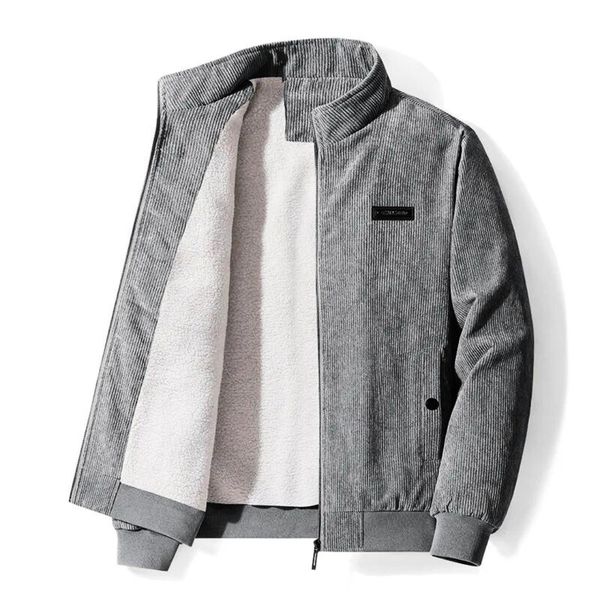 Elias | Chaqueta sherpa retro de terciopelo